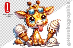 Girraffe Clipart - PNG File Product Image 1