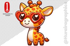 Girraffe Clipart - PNG File Product Image 1