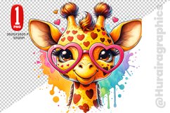 Girraffe Clipart - PNG File Product Image 1