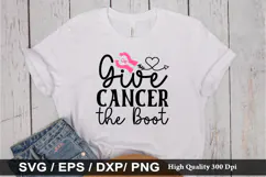 Breast Cancer SVG Design - Breast Cancer T-shirt Design Product Image 4