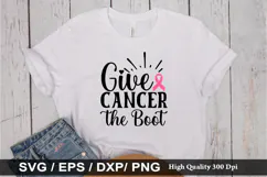 Breast Cancer SVG Design - Breast Cancer T-shirt Design Product Image 5