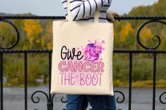 Give Cancer The Boo Sublimation PNG Product Image 3