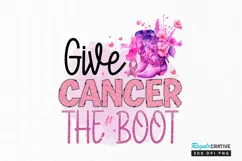 Give Cancer The Boo Sublimation PNG Product Image 1