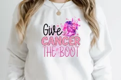 Give Cancer The Boo Sublimation PNG Product Image 2