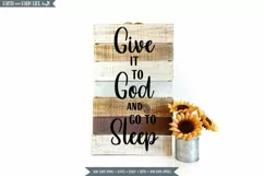 Give it to God| Christian SVG Product Image 4