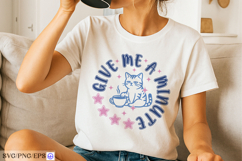 Funny Cat Hand-Drawn SVG PNG Sublimation Design Product Image 2