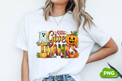 Give Thanks PNG | Fall Sublimation | Fall PNG | Autumn PNG Product Image 3