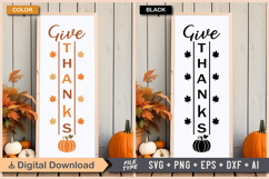 Fall Porch Sign SVG Bundle | Autumn Porch Sign | Fall Sign Product Image 14