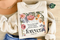 Give thanks to the lord for he is good Sublimation PNG Product Image 3