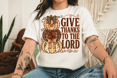 Give Thanks To The Lord Png,Christian Fall Sublimation Png Product Image 3