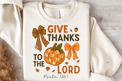 Give Thanks To The Lord Png, Jesus Png, Floral Christian Product Image 4