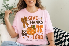 Give Thanks To The Lord Png, Jesus Png, Floral Christian Product Image 5