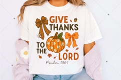 Give Thanks To The Lord Png, Jesus Png, Floral Christian Product Image 2
