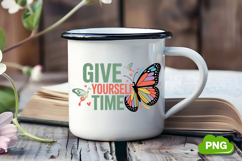Give Yourself Time PNG, Butterfly PNG, Butterfly Clipart Product Image 2