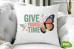 Give Yourself Time PNG, Butterfly PNG, Butterfly Clipart Product Image 3