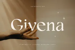 Givena - Cinematic Luxury Modern Font Product Image 1