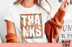 Give Thanks PNG Design, Thanksgiving PNG, thankful PNG Product Image 1