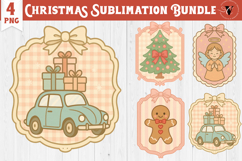 Coquette Christmas Clipart | Retro Christmas png Product Image 5