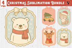 Coquette Christmas Clipart | Retro Christmas png Product Image 8