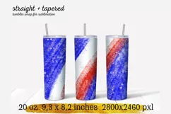 American Flag,20 oz skinny tumbler sublimation png Product Image 1