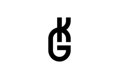 GK KG Logo Design Product Image 1