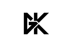 GK Logo Design Product Image 1