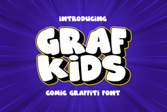 Grafkids - Comic Graffiti Font Product Image 1