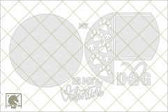 My Dog Is My Valentine Door Hanger SVG | Valentine Dog Sign Product Image 2