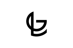 GL LG logo Design Product Image 1