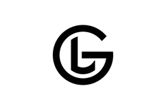 GL LG logo Design Product Image 1