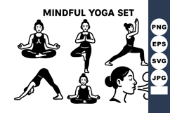Mindful yoga with meditation and breathing exercises for re Product Image 1