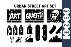 Urban street art graffiti spray paint spray cans skateboard Product Image 1