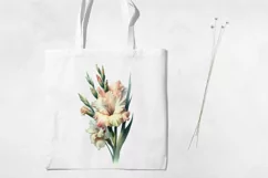 Birth Month Flowers Clipart, August Gladiolus PNG. Product Image 3