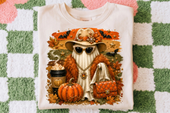 Glam Ghost Png, Bougie Halloween Ghost, Pumpkin Coffee Fall Product Image 2
