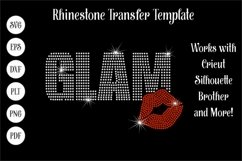 GLAM Rhinestone SVG Template Product Image 1