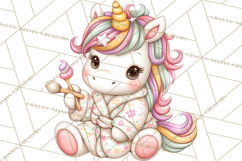 Fashion Glam Unicorn Clip Art for Printables, Unicorn Png Product Image 2