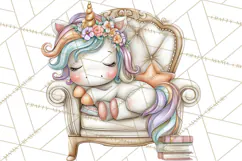 Fashion Glam Unicorn Clip Art for Printables, Unicorn Png Product Image 4