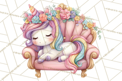 Fashion Glam Unicorn Clip Art for Printables, Unicorn Png Product Image 5