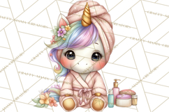 Fashion Glam Unicorn Clip Art for Printables, Unicorn Png Product Image 4