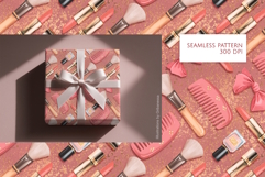 Glamour Beauty Spa Seamless Pattern Product Image 1