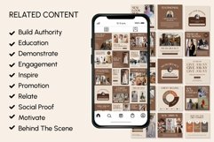 Glamour Fashion Beige Instagram Templates| CANVA Product Image 3