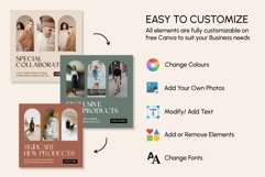 Glamour Fashion Beige Instagram Templates| CANVA Product Image 8
