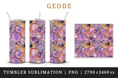 Glamourous geode 3D crystal with vibrant colors glamour and shimmering effects seamless pattern design wraps sublimation bundle for 20 oz tumbler