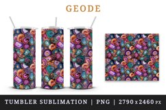 Glamourous geode 3D crystal with vibrant colors glamour and shimmering effects seamless pattern design wraps sublimation bundle for 20 oz tumbler