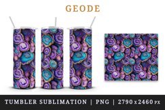 Glamourous geode 3D crystal with vibrant colors glamour and shimmering effects seamless pattern design wraps sublimation bundle for 20 oz tumbler