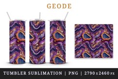 Glamourous geode 3D crystal with vibrant colors glamour and shimmering effects seamless pattern design wraps sublimation bundle for 20 oz tumbler