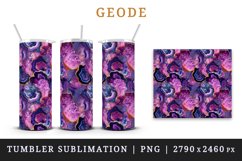 Glamourous geode 3D crystal with vibrant colors glamour and shimmering effects seamless pattern design wraps sublimation bundle for 20 oz tumbler