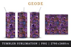 Glamourous geode 3D crystal with vibrant colors glamour and shimmering effects seamless pattern design wraps sublimation bundle for 20 oz tumbler