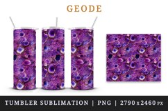 Glamourous geode 3D crystal with vibrant colors glamour and shimmering effects seamless pattern design wraps sublimation bundle for 20 oz tumbler