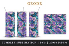 Glamourous geode crystal formations with glamour and shimmering effects seamless pattern design wrap sublimation design for 20 oz tumbler skinny